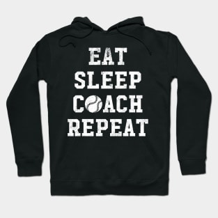 Eat sleep coach repeat Hoodie